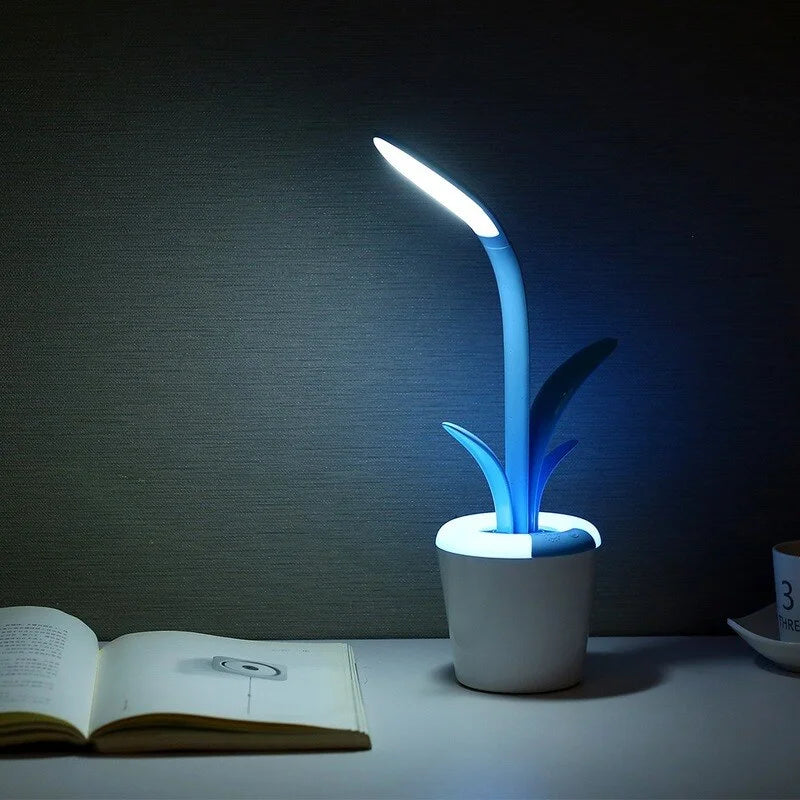 Elegant RGB Table Lamp Flowerpot