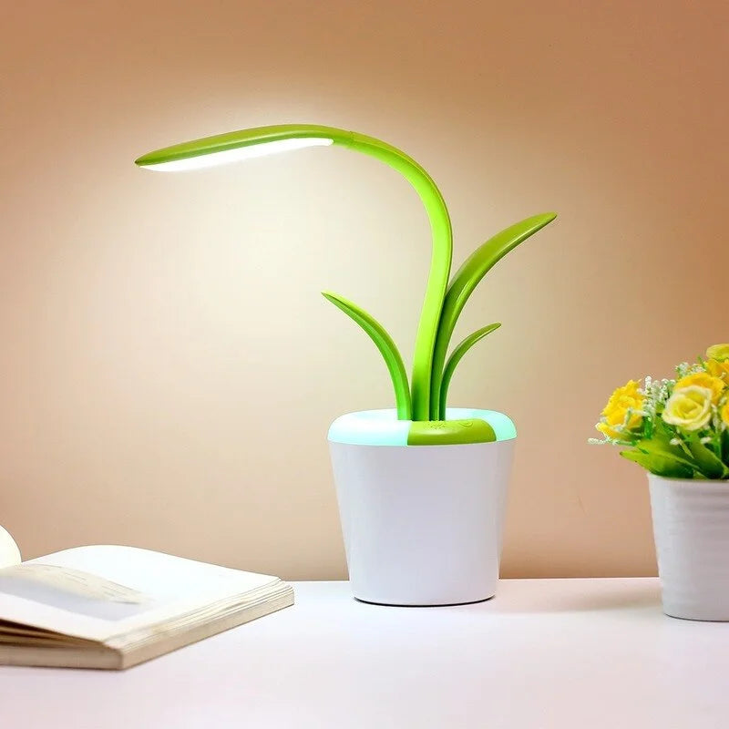 Elegant RGB Table Lamp Flowerpot